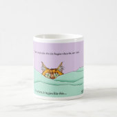 Mug Good Morning Orange Cat Funny (Centre)