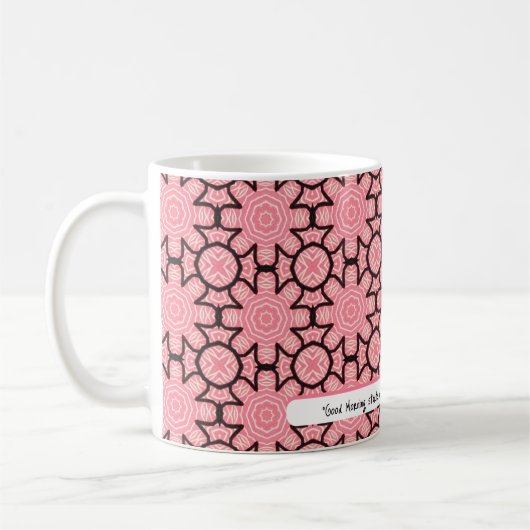 Mug Good Morning START | MOTIF ROSE (Gauche)
