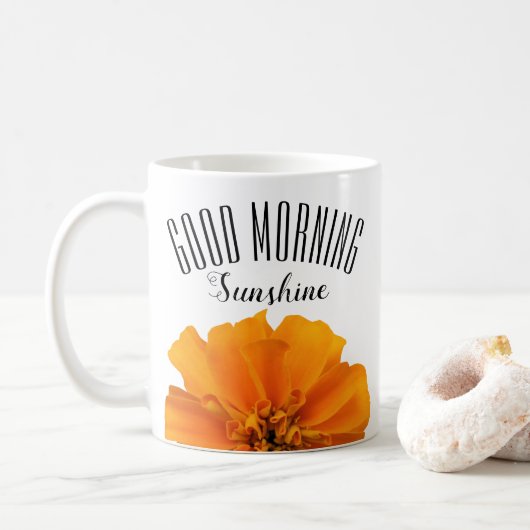 Mug Good Morning Sunshine Marigold (Avec donut)