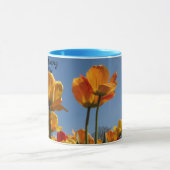 Mug Good Morning Sunshine Tulips Blue Sky Coffee cadea (Centre)