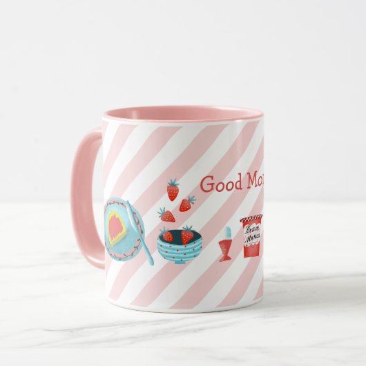 Mug Good Morning table breakfast (Devant gauche)