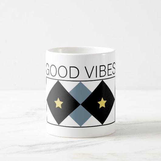Mug Good Vibes design simple et impactable (Centre)