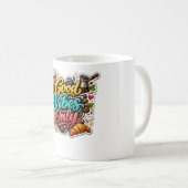 Mug Good Vibes Only Coffee Sticker (Devant droit)