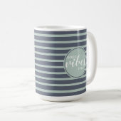 Mug Good Vibes seulement Citation de la typographie mo (Devant droit)