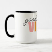 Mug Good Vibes seulement Rainbow Heart (Gauche)