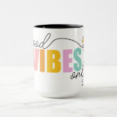 Mug Good Vibes seulement Rainbow Heart (Centre)