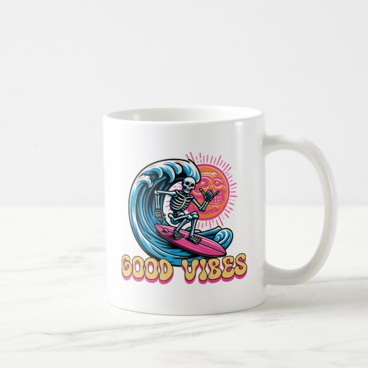 Mug Good Vibes - Surf - Vibes d'été (Droite)