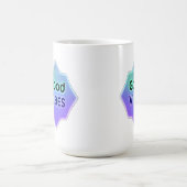 Mug "Good Vibes" Text on Gradient Star Shape (Centre)