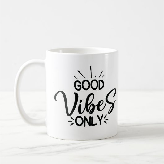Mug Good Vibes uniquement (Gauche)