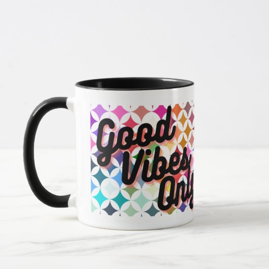 Mug Good Vibes uniquement de la pâte à café (Gauche)