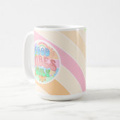 Mug Good Vibes uniquement | Retro Vintage (Devant gauche)