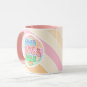 Mug Good Vibes uniquement | Retro Vintage (Devant gauche)