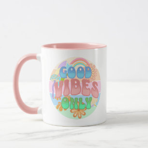 Mug Good Vibes uniquement Retro Vintage