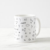 Mug Gooday mignon doodle (Devant droit)