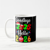 Mug Goodbye 2025 Hello 2026 Happy New Year's Eve Chris (Gauche)