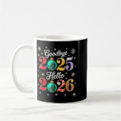 Mug Goodbye 2025 Hello 2026 Happy New Year's Eve Chris (Gauche)