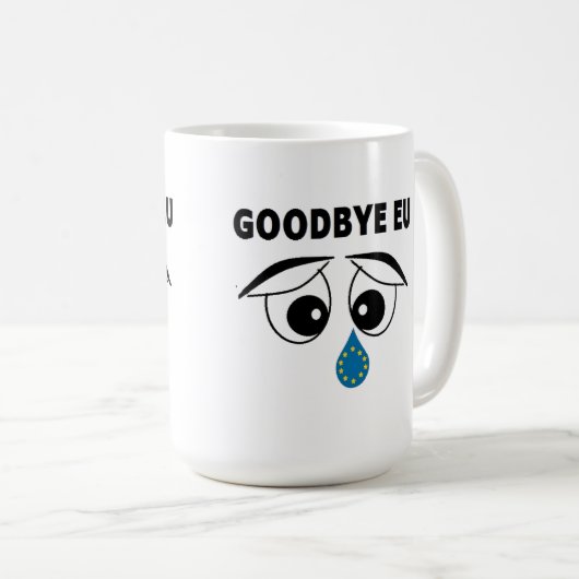 Mug Goodbye EU (Devant droit)