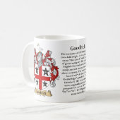 Mug Goodrich, l'origine, la signification et la crête (Devant gauche)