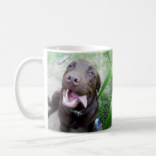 Mug Goofy Delties : Chocolat Brown Labrador Puppy,