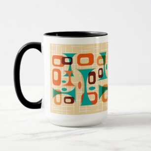 Mug Googies graphiques modernes du milieu du siècle