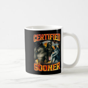 Mug Gooner certifié Loup Mème drôle de Bootleg Papa Pa