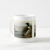 Mug Goosander (Merganser commun) Oiseaux d'Audubon (Devant gauche)