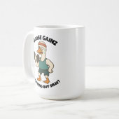 Mug Goose Gainz – Conception de séance de gym drôle de (Devant gauche)