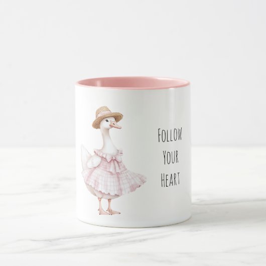 Mug Goose Pink Dress Hat (Centre)