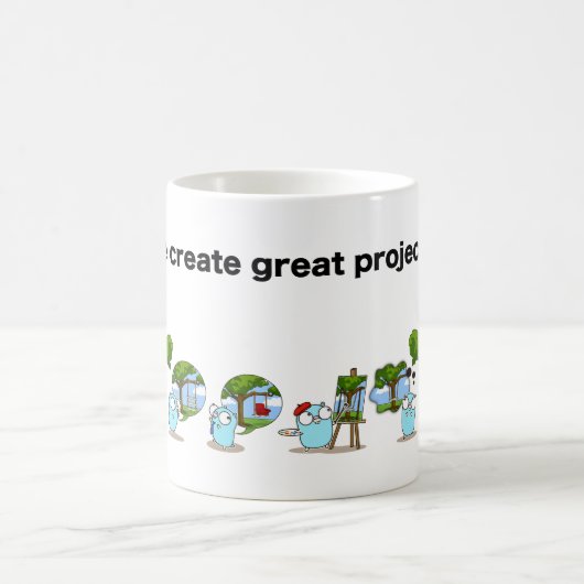 Mug Gopherくん (Centre)