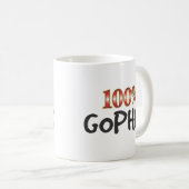 Mug Gopher 100 pour cent (Devant droit)