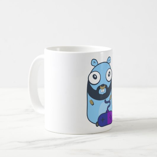 Mug Gopher. Golang (Devant gauche)