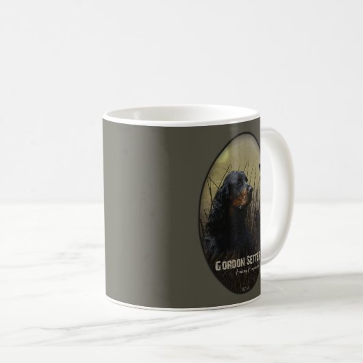 Mug Gordon Setter, compagnon de chasse (Devant droit)