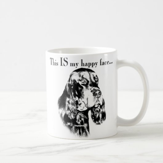 Mug Gordon Setter Happy Face (Droite)