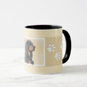 Mug Gordon Setter Painting - Cute Original Dog Art (Devant droit)