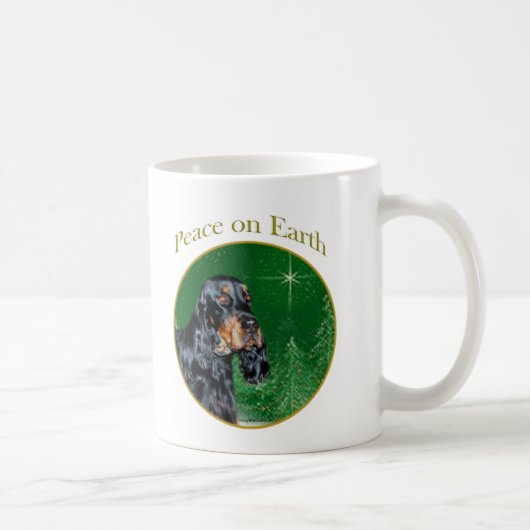 Mug Gordon Setter Peace (Droite)