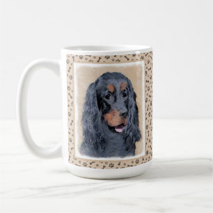 Mug Gordon Setter Peinture - Joli art original chien