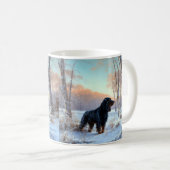 Mug Gordon Setter Qu'il neige Noël (Devant droit)