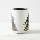 Mug Gordon Setters, Passion pour les oiseaux, Art (Centre)