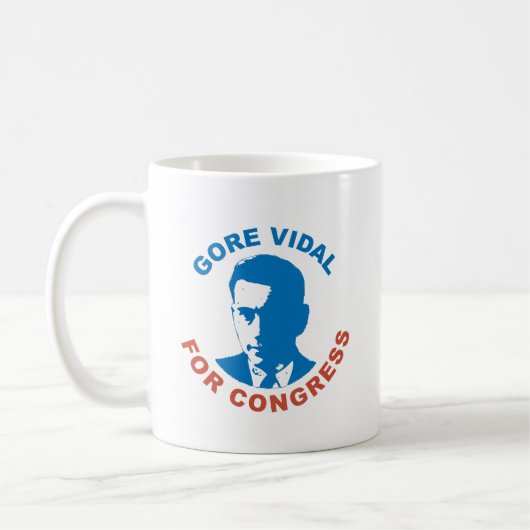 MUG GORE VIDAL POUR LE CONGRÈS (Gauche)