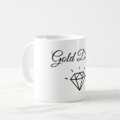 Mug Gorge de café Gold Digger (Devant gauche)