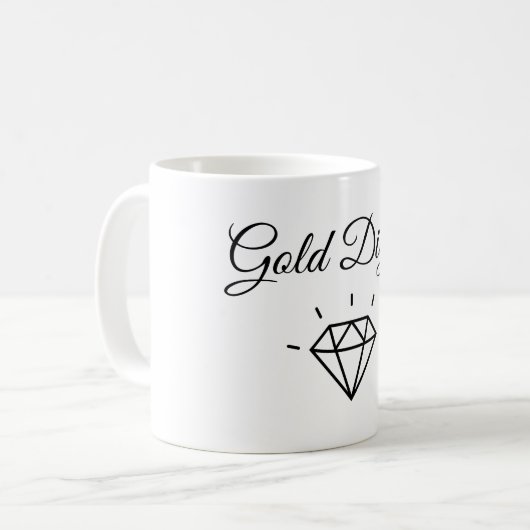 Mug Gorge de café Gold Digger (Devant gauche)