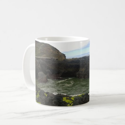 Mug Gorge de Cook, Cape Perpetua, Oregon (Devant gauche)