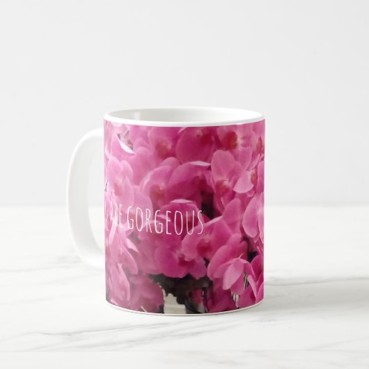 Mug Gorgeous flowers (Devant gauche)