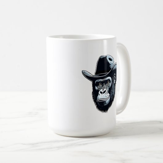 Mug Gorilla Cowboy (Devant droit)