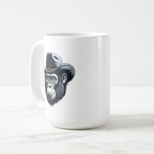 Mug Gorilla Cowboy (Devant gauche)