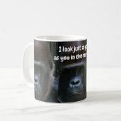 MUG GORILLA J'AI L'AIR BONNE TOMBE (Devant gauche)