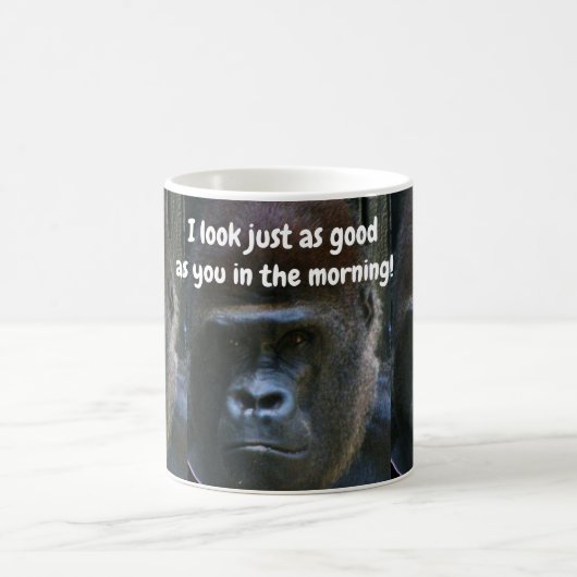 MUG GORILLA J'AI L'AIR BONNE TOMBE (Centre)