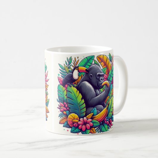 Mug Gorilla Mug, Cool sauvage (Devant droit)