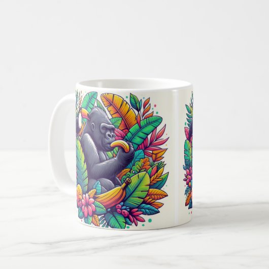 Mug Gorilla Mug, Cool sauvage (Devant gauche)