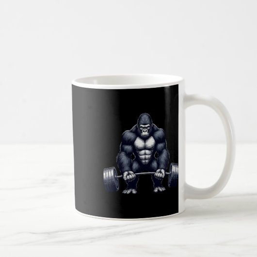 Mug Gorilla Weightlifting Fitness Gym Training Bodybui (Droite)